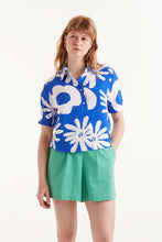 Load image into Gallery viewer, Compania Fantastică Bluet Blue Print Shirt