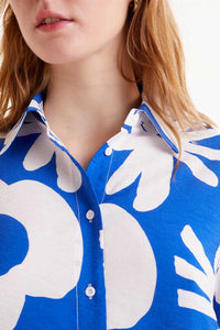 Compania Fantastică Bluet Blue Print Shirt