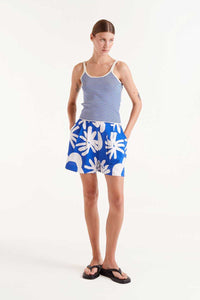 Compania Fantastică Bluet Blue Print Shorts