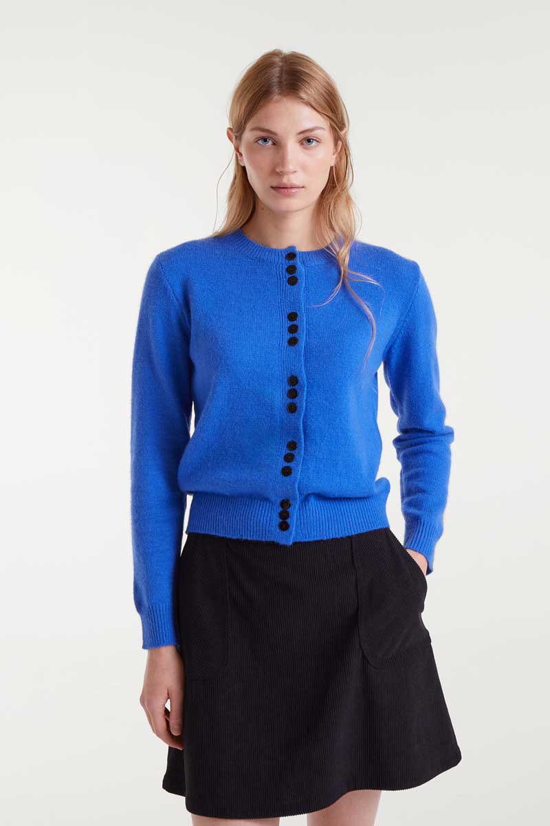 Compania Fantastică Blue Knit Cardigan