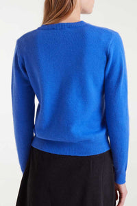Compania Fantastică Blue Knit Cardigan