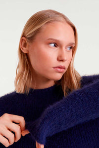 Compania Fantastica Fluffy Jumper - Navy
