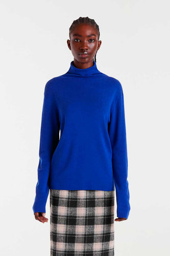 Compania Fantastica Fine Knit Polo - Blue