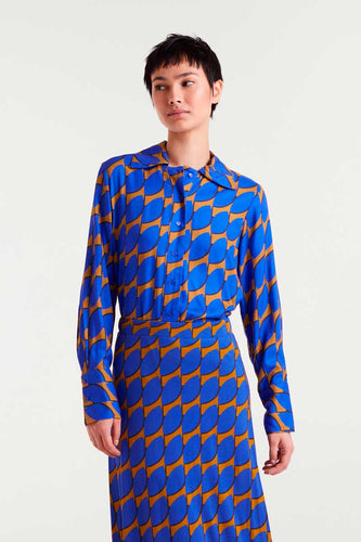 Compania Fantastica Print Shirt - Blue