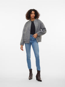 Vero Moda Amber Bomber Jacket - Grey