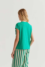 Load image into Gallery viewer, Compania Fantastică Ruffle Pocket T Shirt - Green