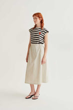 Load image into Gallery viewer, Compania Fantastică Tulip T Shirt - Black Stripe