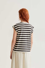 Load image into Gallery viewer, Compania Fantastică Tulip T Shirt - Black Stripe