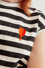 Load image into Gallery viewer, Compania Fantastică Tulip T Shirt - Black Stripe