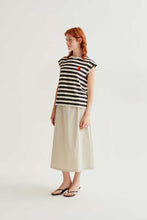 Load image into Gallery viewer, Compania Fantastică Tulip T Shirt - Black Stripe
