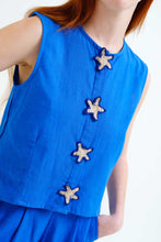 Load image into Gallery viewer, Compania Fantastica Starfish Top - Blue