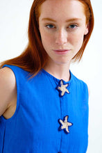 Load image into Gallery viewer, Compania Fantastica Starfish Top - Blue