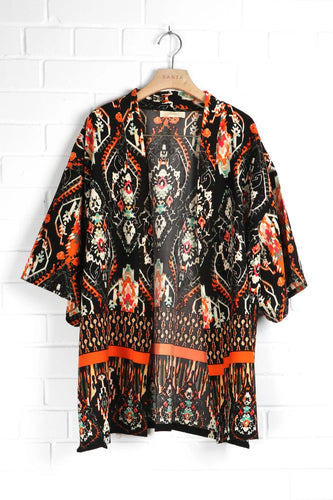 Betsy Open Shirt Kimono - Mandala