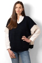 Load image into Gallery viewer, Maiba Tank Top - Navy / Cream