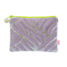 Load image into Gallery viewer, Quilted Stitch Velvet Purse - Lavender