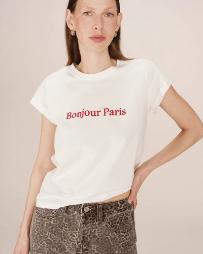 Grace & Mila Sorentino T Shirt - Ivory