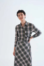 Load image into Gallery viewer, Compania Fantastica Cotton Plaid Check Shirt - Green