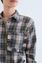 Load image into Gallery viewer, Compania Fantastica Cotton Plaid Check Shirt - Green