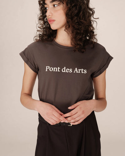 Grace & Mila Sorentino T Shirt - Chocolate