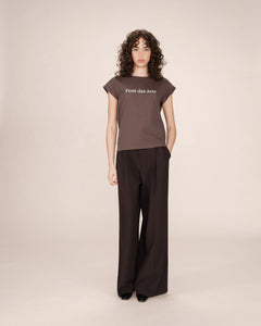 Grace & Mila Sorentino T Shirt - Chocolate