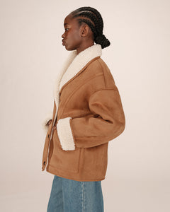 Grace & Mila Swan Coat - Camel