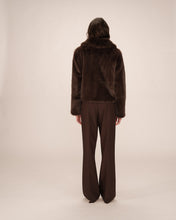 Load image into Gallery viewer, Grace &amp; Mila Shonna Faux Fur Coat - Chocolate