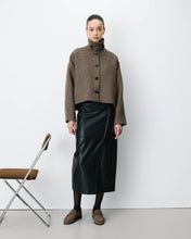 Load image into Gallery viewer, Grace &amp; Mila Arthur Houndstooth Coat - Coffee