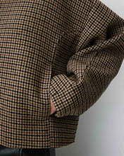 Load image into Gallery viewer, Grace &amp; Mila Arthur Houndstooth Coat - Coffee