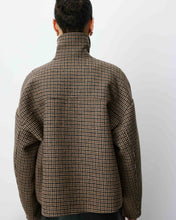 Load image into Gallery viewer, Grace &amp; Mila Arthur Houndstooth Coat - Coffee