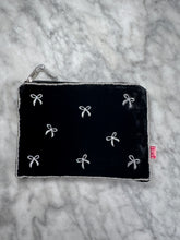 Load image into Gallery viewer, Embroidered Bow Purse - Black