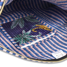 Load image into Gallery viewer, The Jungle Velvet Weekender - Navy