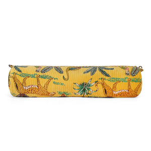 Velvet Yoga Mat Bag - Yellow