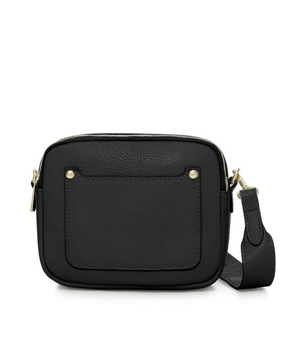 Wide Strap Camera Bag - Black