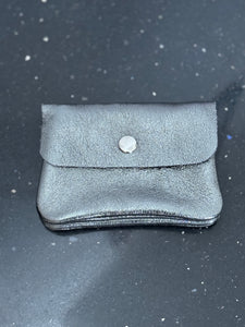 Metallic Mini Purse - Graphite