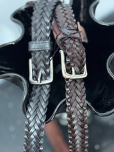 Load image into Gallery viewer, Leather Plaited Belt - Brown