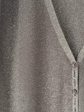 Load image into Gallery viewer, Long line Lurex Cardigan / Joseph