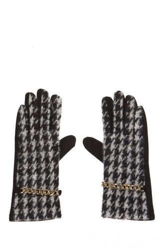 Alex Max Chain Gloves - Black/Cream