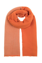 Load image into Gallery viewer, Alex Max Ribbed Scarf - Orange Mix