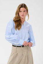 Load image into Gallery viewer, Kaffe Jada Blouse - Blue Stripe