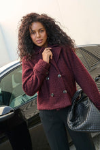 Load image into Gallery viewer, Kaffe Anne Coat - Fudge Red