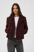 Load image into Gallery viewer, Kaffe Anne Coat - Fudge Red