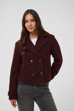 Load image into Gallery viewer, Kaffe Anne Coat - Fudge Red