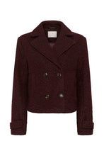 Load image into Gallery viewer, Kaffe Anne Coat - Fudge Red