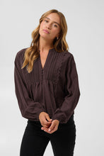 Load image into Gallery viewer, Kaffe Galina Blouse - Fudge Red