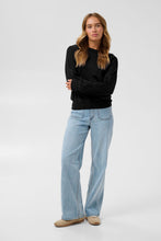 Load image into Gallery viewer, Kaffe Lone Knit Pullover - Black