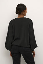 Load image into Gallery viewer, Kaffe Lone Knit Pullover - Black