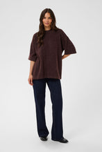 Load image into Gallery viewer, Kaffe Niel Pullover - Fudge Melange Red