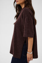 Load image into Gallery viewer, Kaffe Niel Pullover - Fudge Melange Red