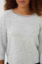 Load image into Gallery viewer, Kaffe Selly Pullover - Grey Melange