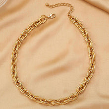 Load image into Gallery viewer, Triple Link Chunky Chain Necklace - Gold